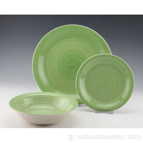 Hot Selling Porcelain Handed Stoneware Tableware Sets
